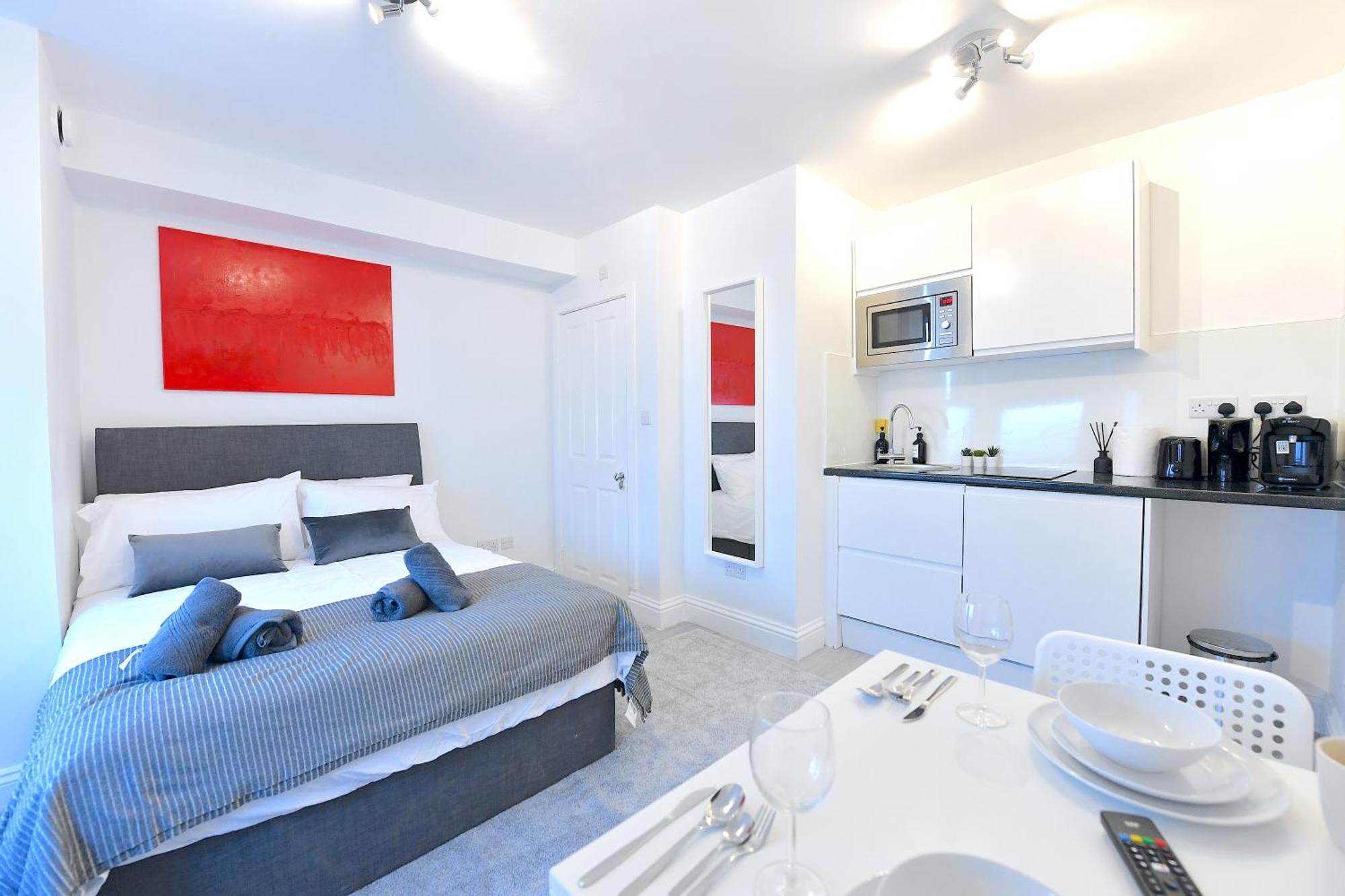 Central London Luxury Studios Fulham Close To Underground Newly Refurbished Londres Exterior foto